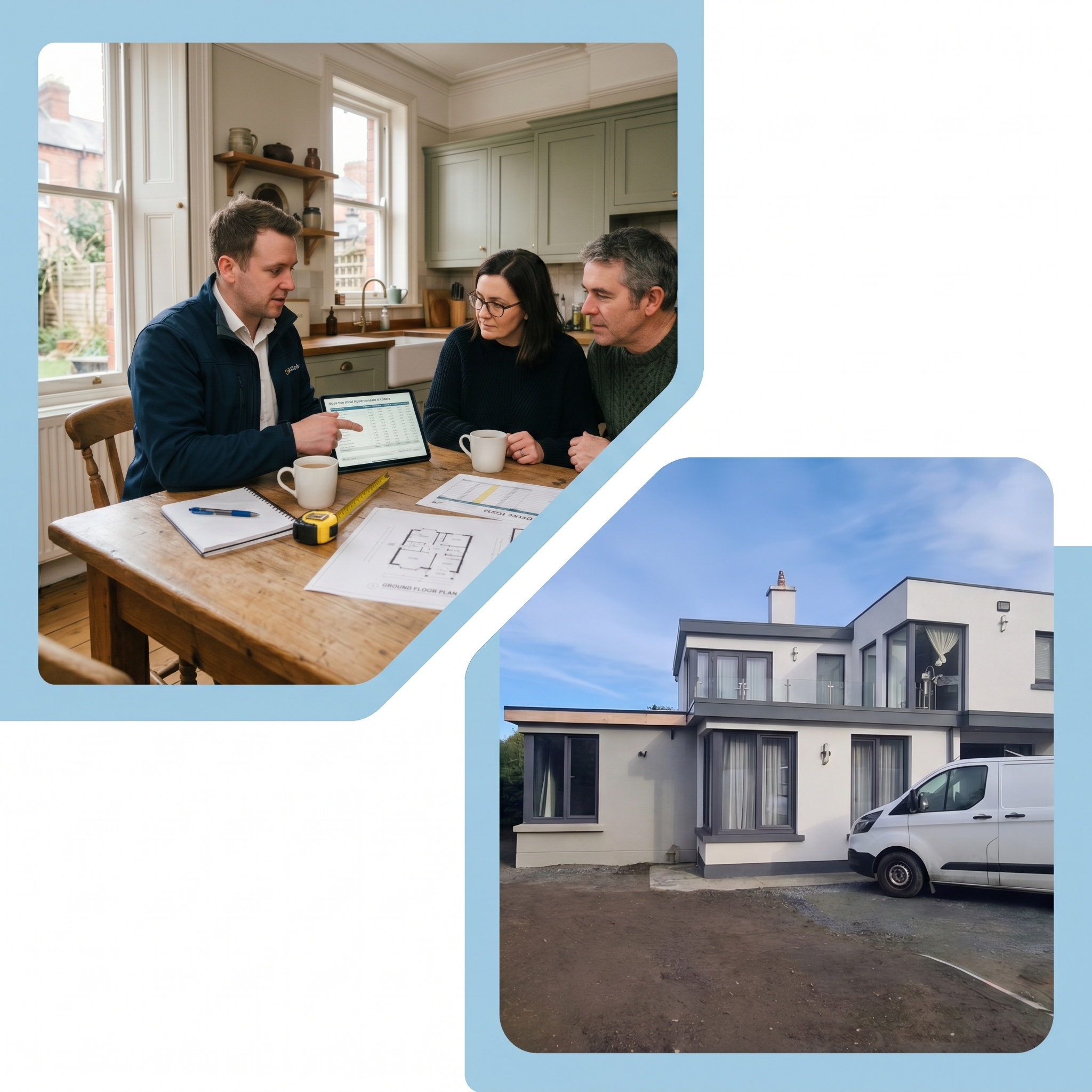 Bungalow extension Dublin — BuildTech design and build project