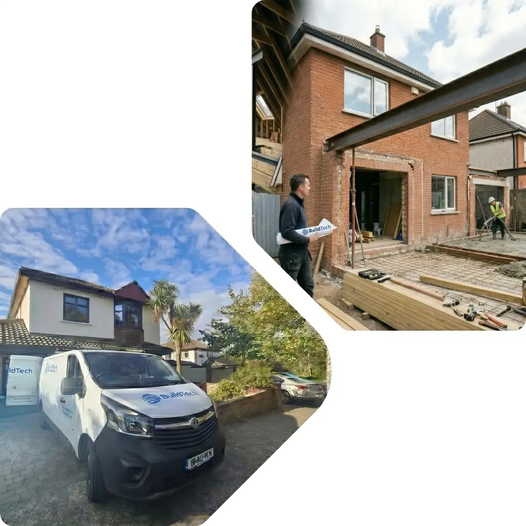 Structural engineering Dublin — BuildTech beam installation and structural design